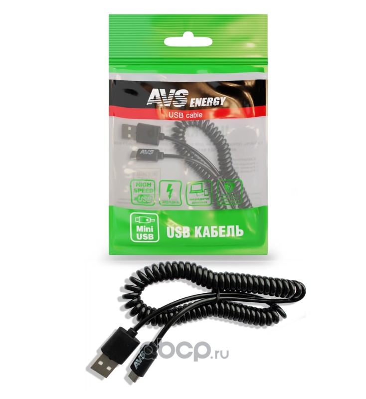 AVS A78884S Кабель AVS mini USB (2м, витой) MN-32