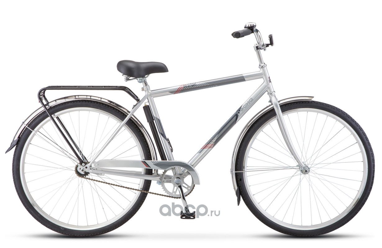 Велосипед 28 дорожный Вояж Gent (2018) количество скоростей 1 рама сталь 20 Серебристый LU077239