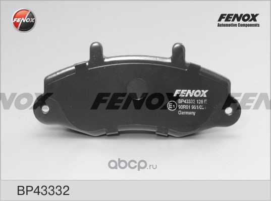 FENOX BP43332 Колодки тормозные передние