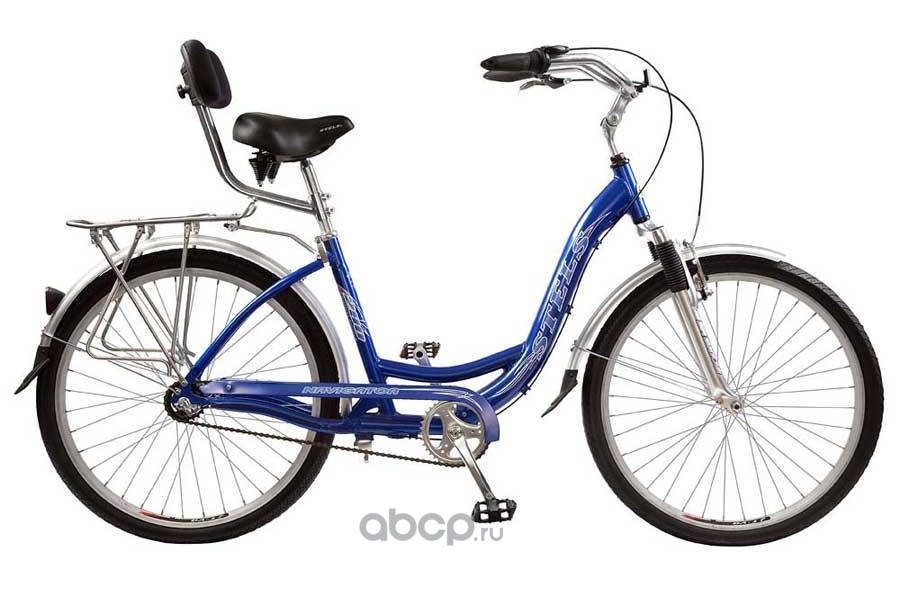 Stels LU064724 Велосипед 26 дорожный STELS Navigator 290 (2019) количество скоростей 1 рама сталь 18,5 синий/голубой