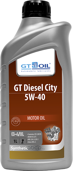 GT OIL 8809059408261 Масло моторное Синтетическое 5W-40 1 л.
