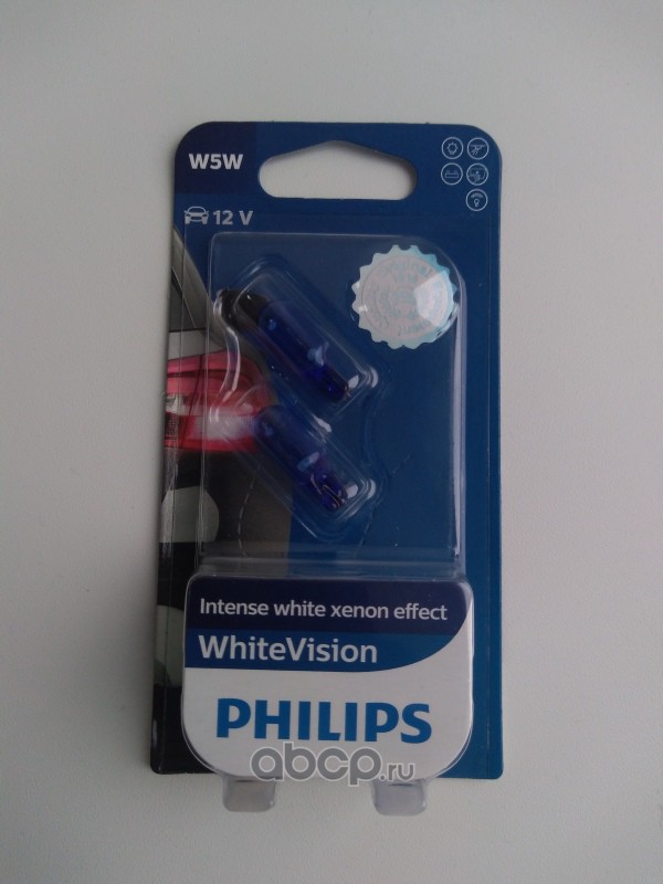 Philips 12961NBVB2 Лампа W5W 12961 NBV 12V                     B2