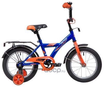 NOVATRACK 163ASTRABL9 Велосипед 16 детский Novatrack Astra (2019) количество скоростей 1 рама сталь синий