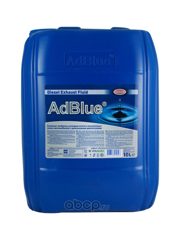 SINTEC 804 Водный раствор мочевины AdBlue 10 л
