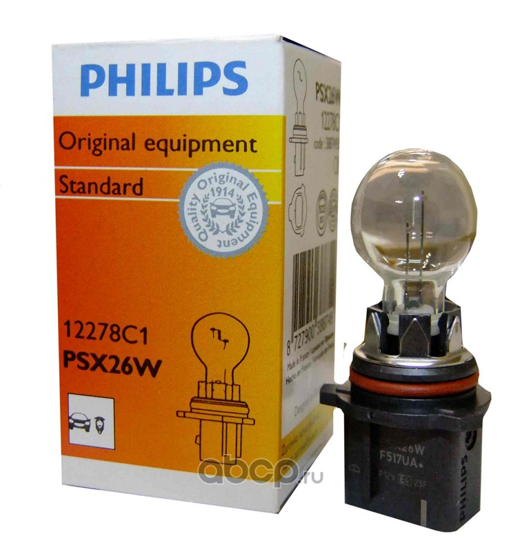 Philips 12278C1 Лампа PSX26W 12278 12V                      C1