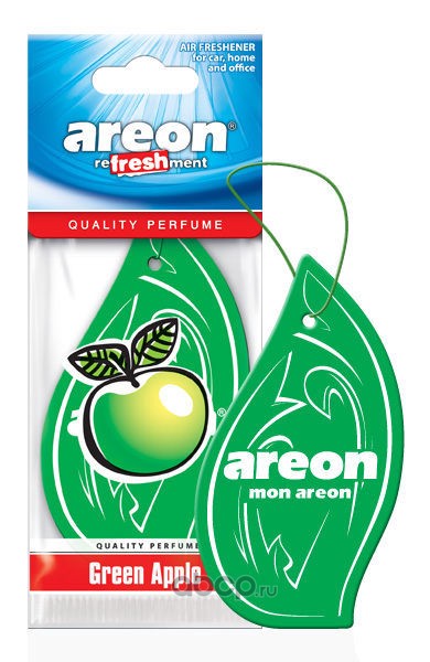 AREON MKS03 Ароматизатор  REFRESHMENT Зеленое яблоко Green Apple