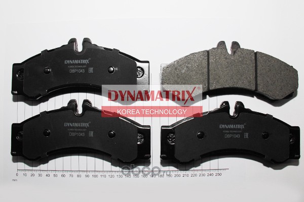 DYNAMATRIX-KOREA DBP1043 комплект колодок для дисковых тормозов