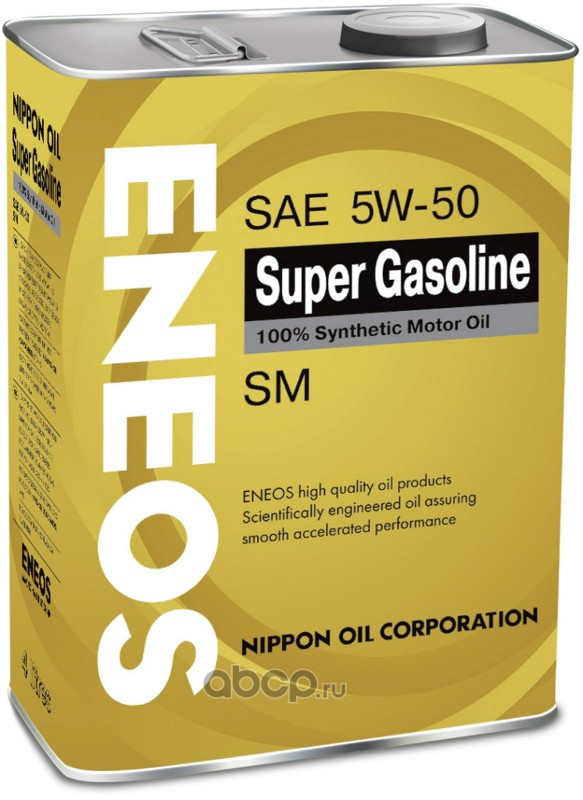 ENEOS OIL4074 Масло моторное синтетика 5w-50 4 л.
