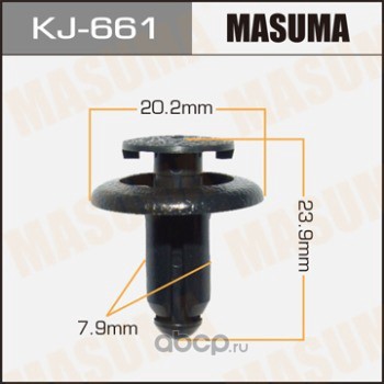 Masuma KJ661 Клипса (пластиковая крепежная деталь)