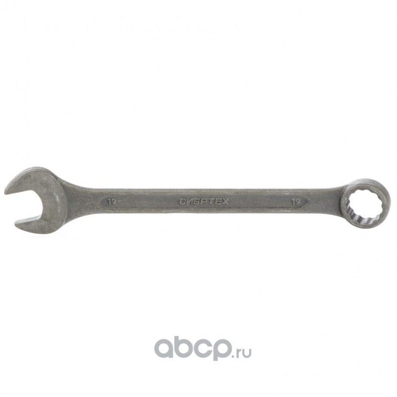 Сибртех 14912 Ключ комбинированный, 19 мм, CrV, фосфатированный, ГОСТ 16983 Сибртех