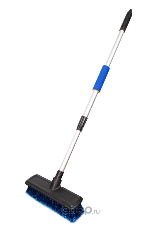 Kraft KT830048 Щетка 20 см для мытья, телескопическая ручка, 73-130 см, алюминий/полипропилен