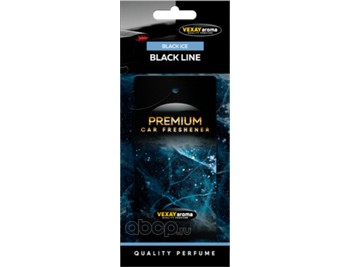 VEXAY aroma VXBLK4 Ароматизатор Black Line ""VEXAY"" Aqua Blue (Черный лёд)