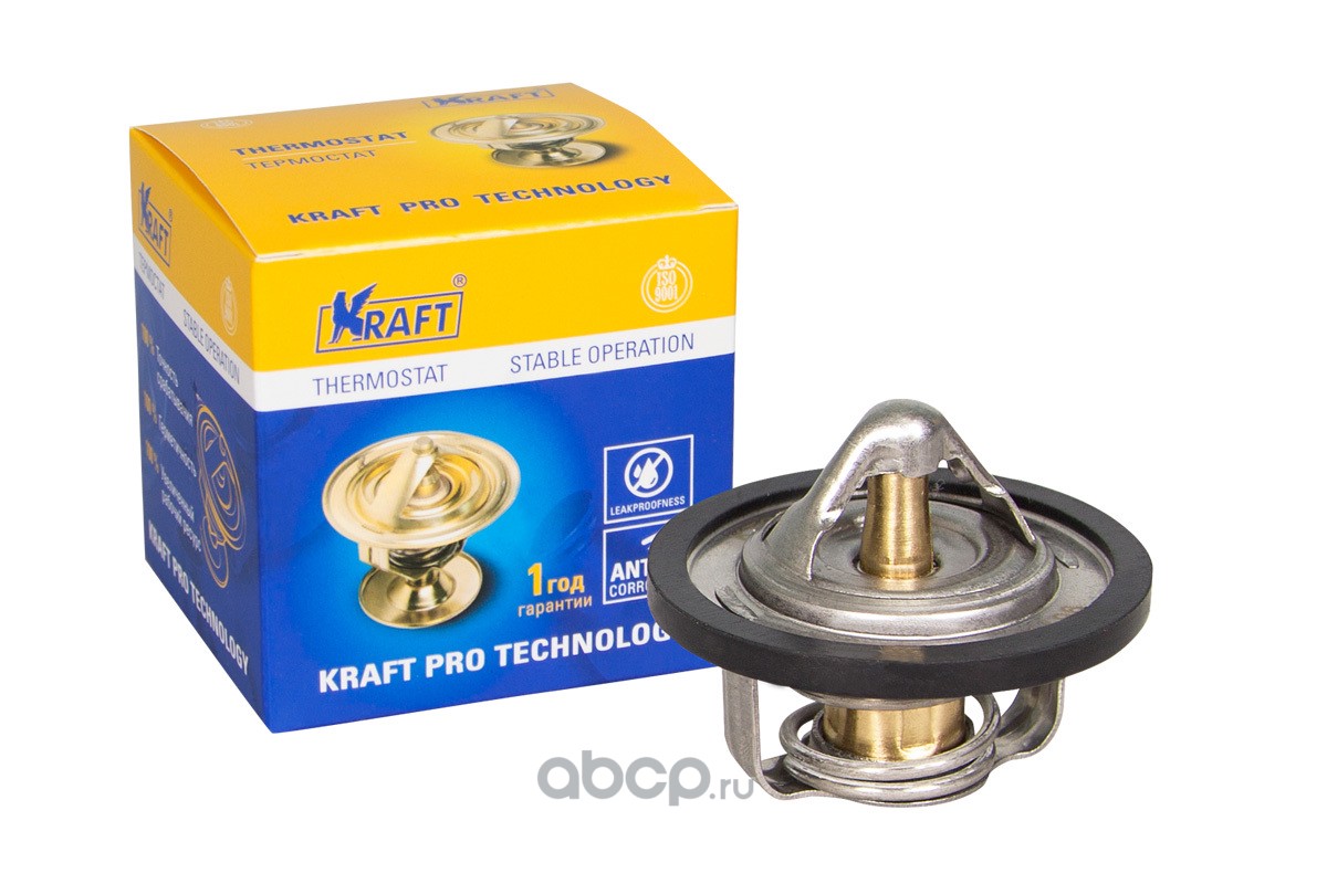 Kraft KT019517 Термостат Daewoo Lanos, Nexia / Chevrolet Aveo (SOHC) (термоэлемент)