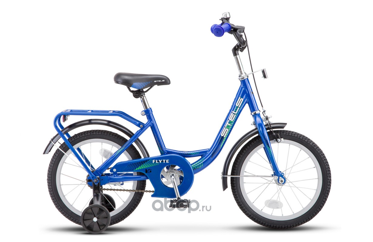 Stels LU078806 Велосипед 16 детский STELS Flyte (2018) количество скоростей 1 рама сталь 11 синий