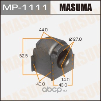 Masuma MP1111 Втулка резиновая