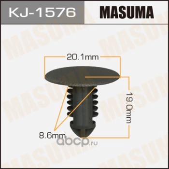 Masuma KJ1576 Клипса (пластиковая крепежная деталь)