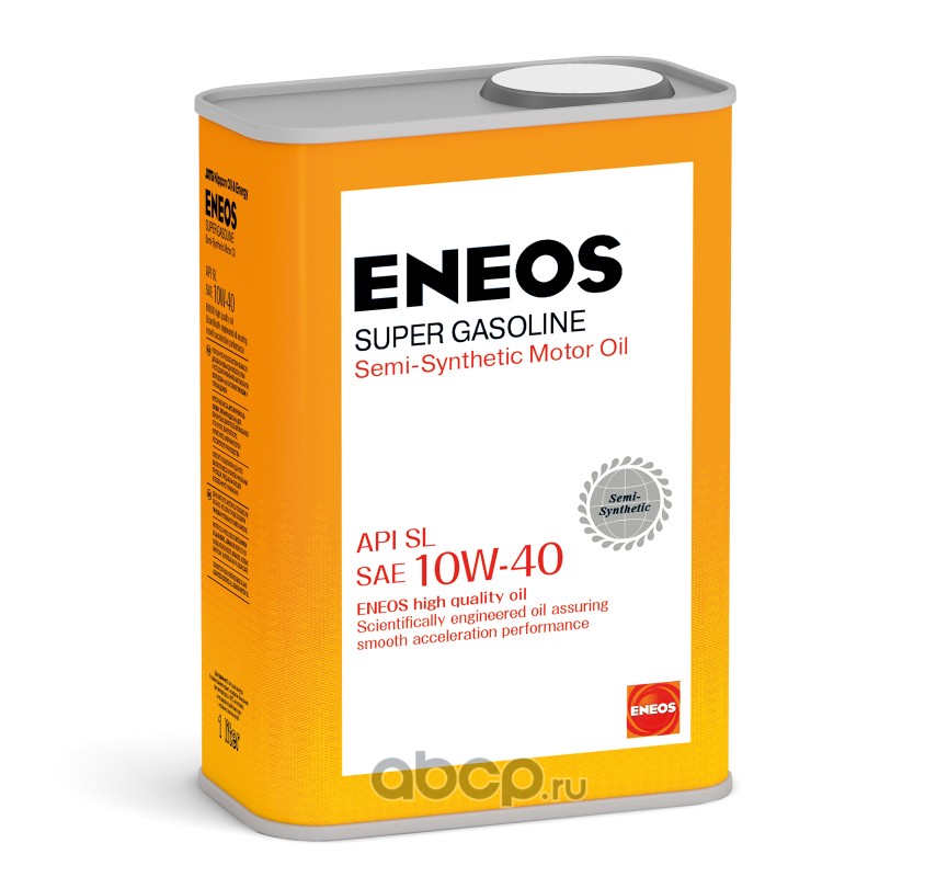 ENEOS OIL1354 Масло моторное Super Gasoline SL 10W-40 полусинтетическое 0,94 л