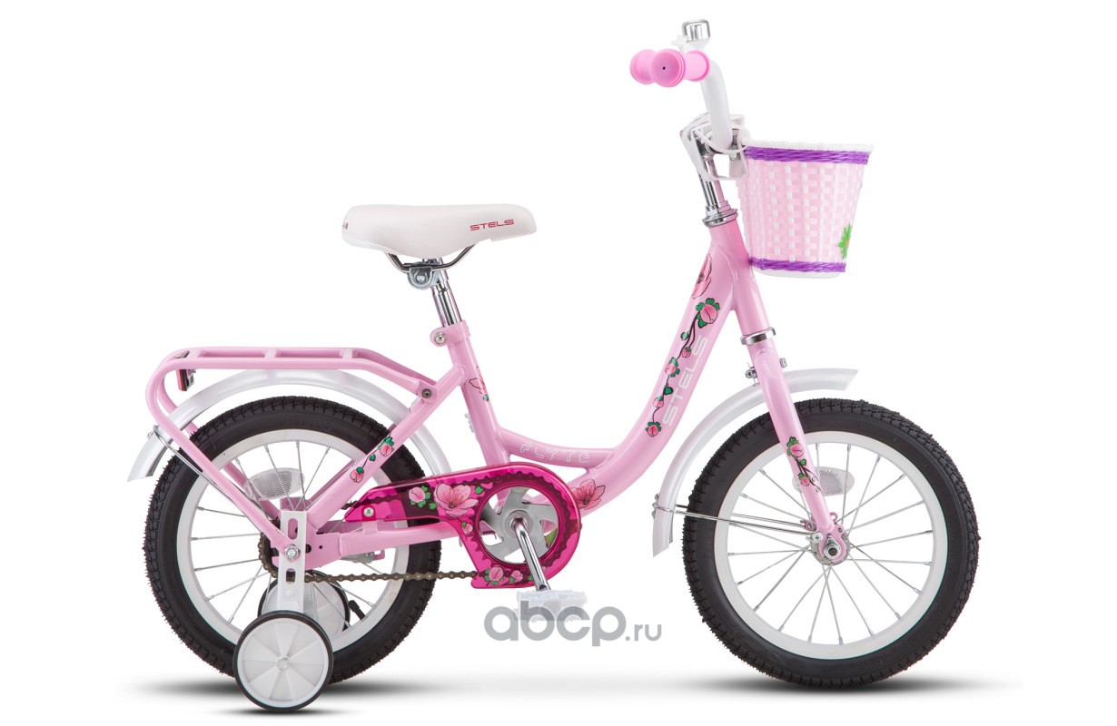 Stels LU080191 Велосипед 16 детский Flyte Lady (2018) количество скоростей 1 рама сталь 11 розовый