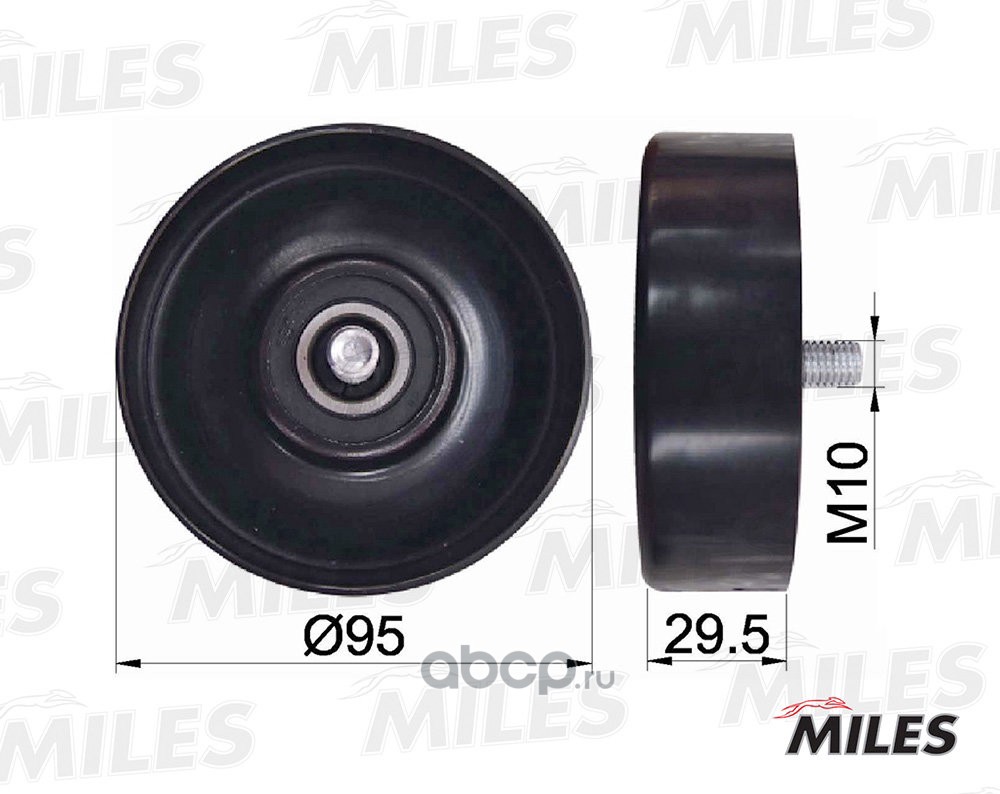 Miles AG03008 Ролик ремня приводного