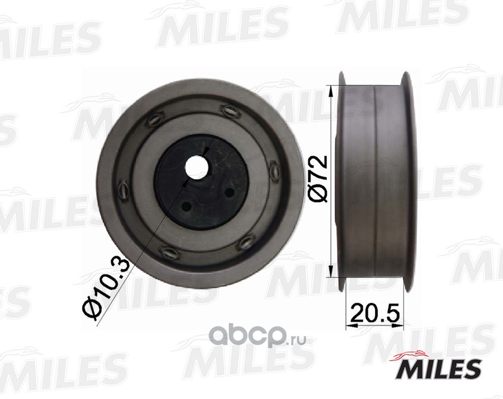 Miles AG02010 Ролик ремня ГРМ