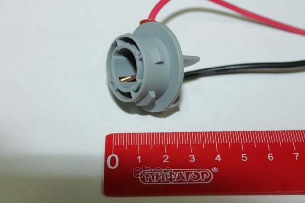 NORD YADA 904365 Патрон под лампу P21W (1156 одноконт.) с проводами, пластик
