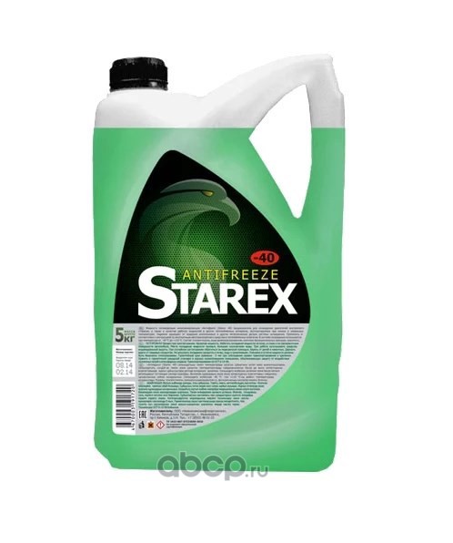 Starex 700616 Антифриз STAREX Green 5кг