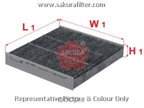 Sakura CAC1606 Фильтр салонный, угольный CAC-1606