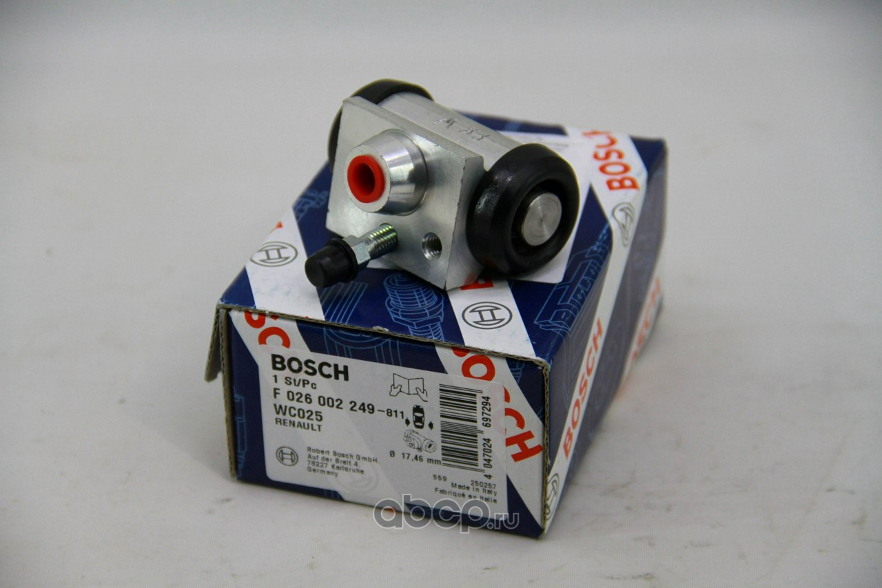 Bosch F026002249 Цилиндр тормозной задний L=R