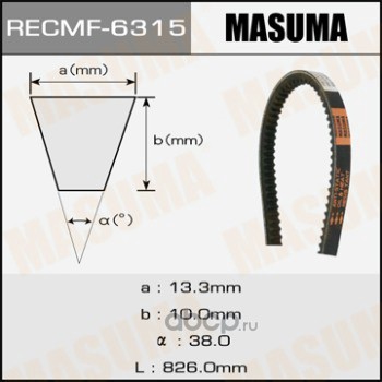 Masuma 6315 Ремень привода навесного оборудования