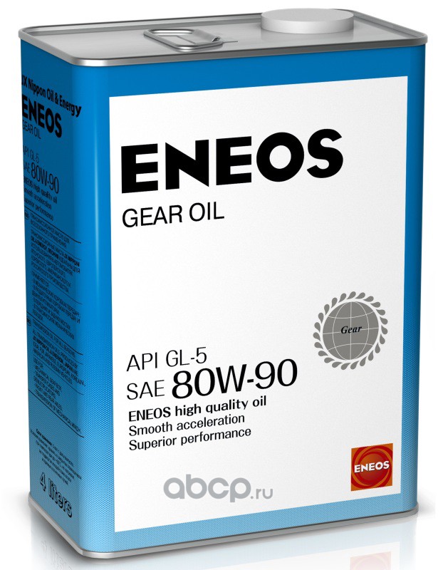 ENEOS OIL1376 Масло дифференциал,МКПП,мост минеральное 80W-90 GL-5 4л.