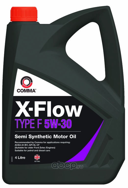 COMMA XFF4L Масло моторное полусинтетика 5W-30 4 л.