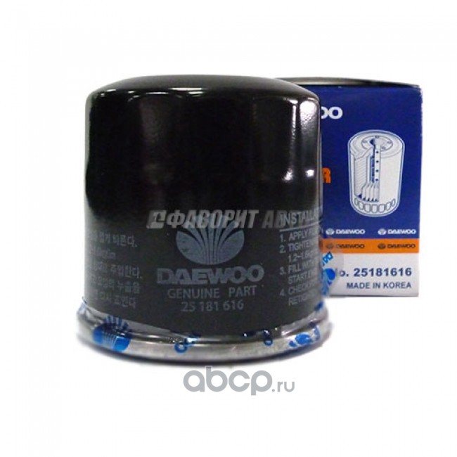 DAEWOO 25181616 Фильтр масляный Daewoo