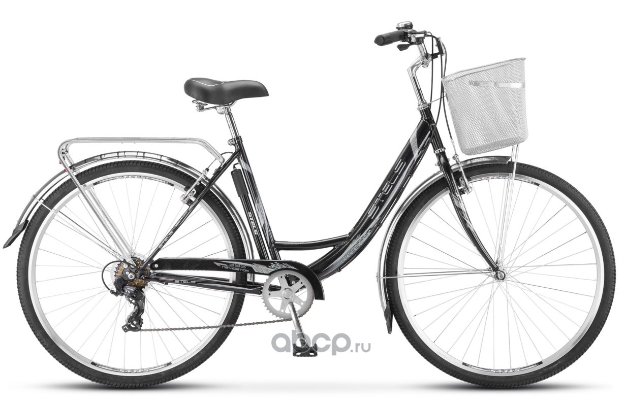Stels LU074636 Велосипед 28 дорожный STELS Navigator 395 (2019) количество скоростей 7 рама сталь 20 черный