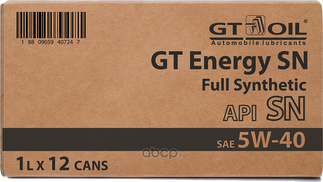 GT OIL 18809059407247 Масло моторное синтетика 5W-30 12 л.
