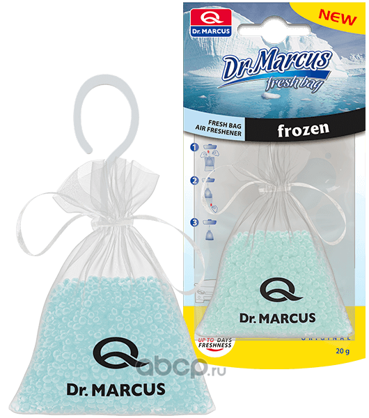 Dr. Marcus 572 Ароматизатор DR. MARCUS FreshBag (мешочек с шариками пропит.француз.парфюм) Морозная свежесть