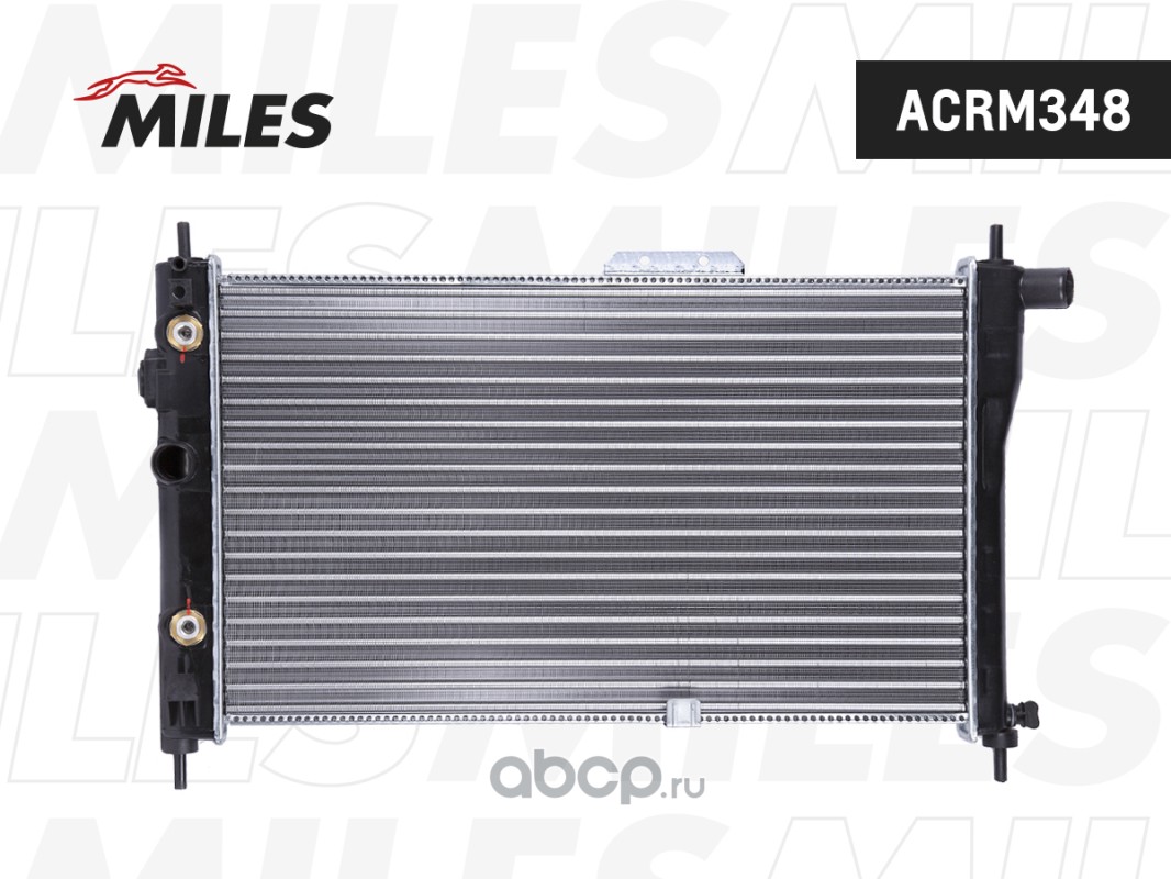 ACRM348 Miles Радиатор охлаждения Daewoo Nexia 94- (M/A) MILES ACRM348  купить запчасти в Банзай Авто