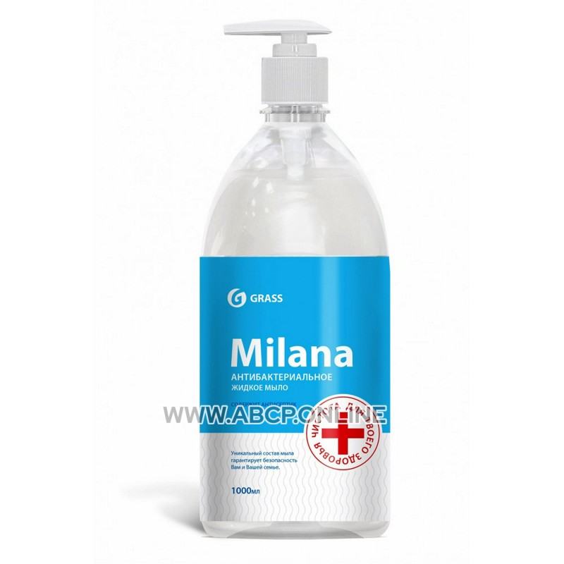 GraSS 125435 Жидкое антибактериальное мыло MILANA   1000мл, шт