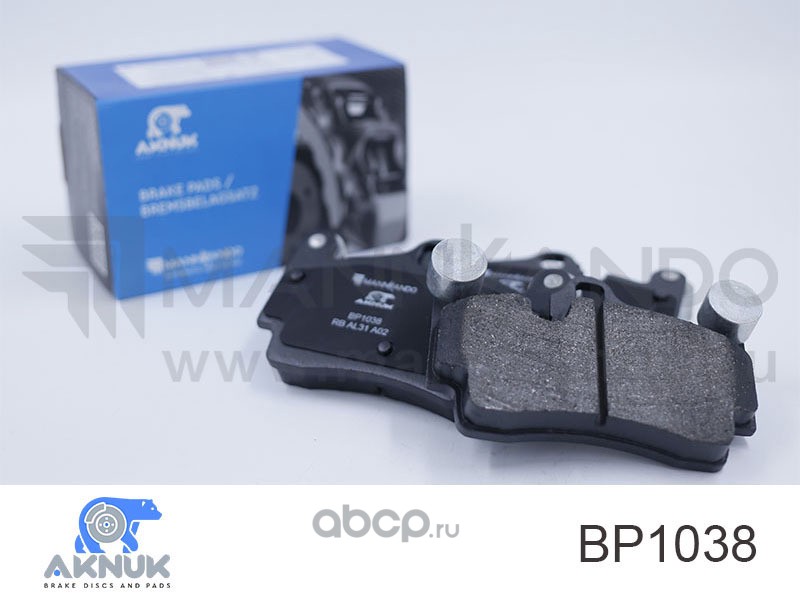 AKNUK BP1038 Колодки тормозные дисковые задние CAYENNE (9PA) 3.6 AKNUK