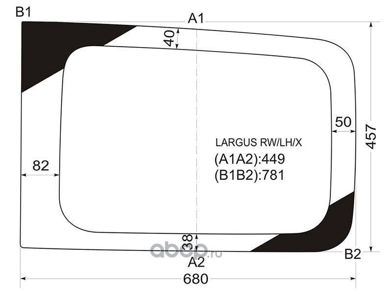 Стекло Заднее Левое Ларгус Купить
