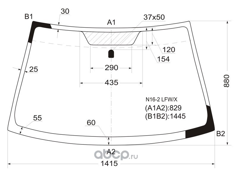 Размер лобового стекла авенсис