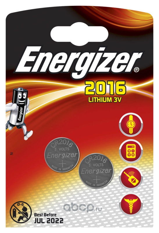Energizer CR2016BL2 