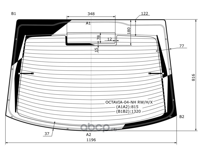 Втулка задняя Hope Pro 2 EVO Rear, 32H отверстия под спицы, ось 150x12 мм