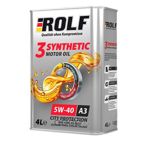 ROLF 322551 Масло моторное синтетика 5W-40 4 л.