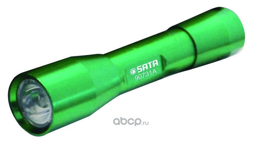 Фонарь ( 85мм.) светодиод. (1LED, 1xAAA) Aluminum Flashlight (зелёный) 90731A