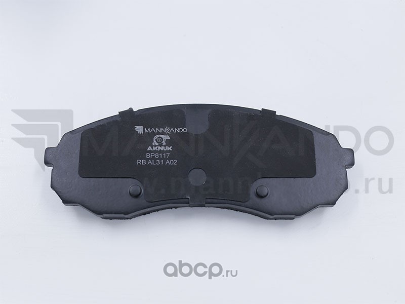 AKNUK BP8117 Колодки тормозные дисковые передние HYUNDAI CARNIVAL (VQ) 2.7 V6 AKNUK
