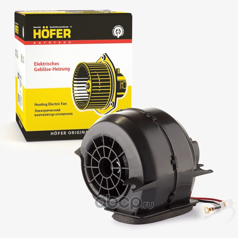 HOFER HF625223 Эл.вентилятор отопителя  ВАЗ 2108 в сборе с кожухом