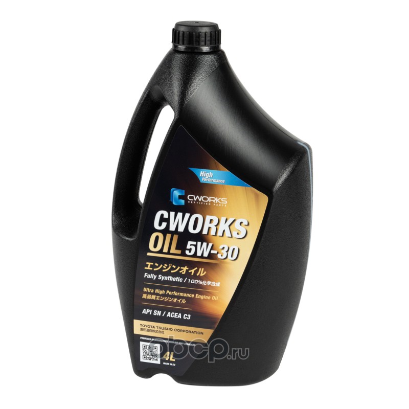 CWORKS OIL 5W-30 C3, 4L Масло моторное A130R2004