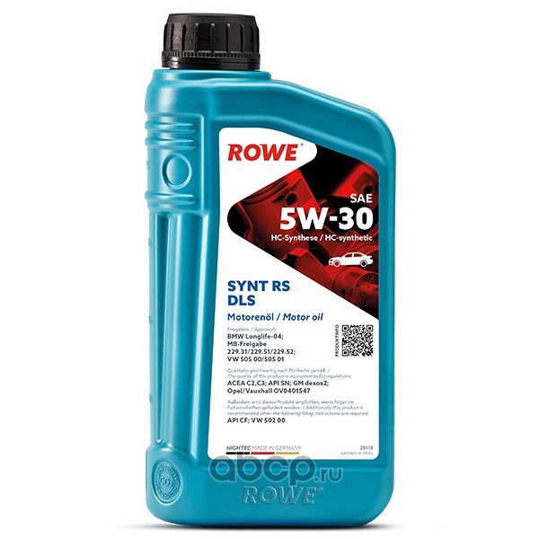 ROWE 20118001099 Масло синтетика 5W-30 1л.