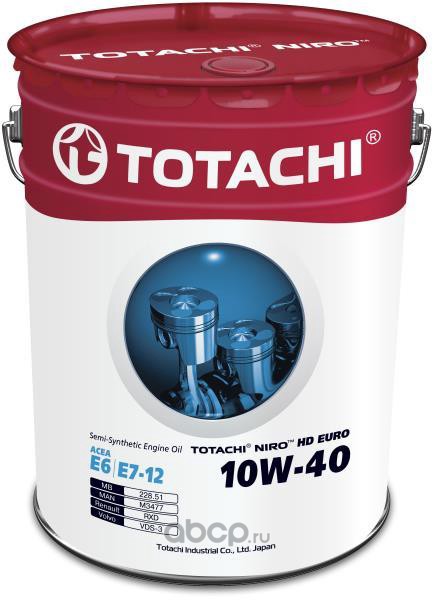 TOTACHI 4589904529313 Масло моторное TOTACHI NIRO HD EURO 10W-40 синтетика 19 л.