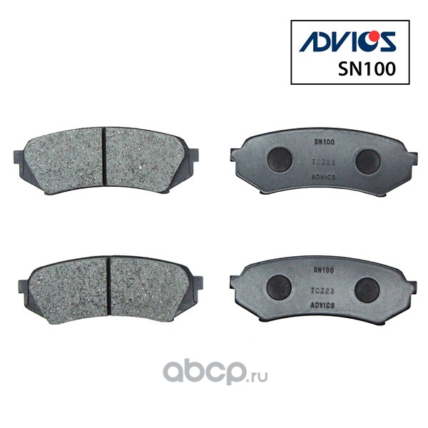 ADVICS SN100 Дисковые тормозные колодки